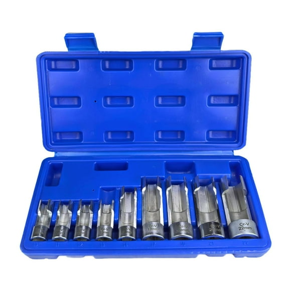 Colaxi 9 Pieces Car Oxygens Sensors Sockets Nut Sockets Oil Pressure Sensors Wrench with Storage Case Remover Tools Car Repair Tools