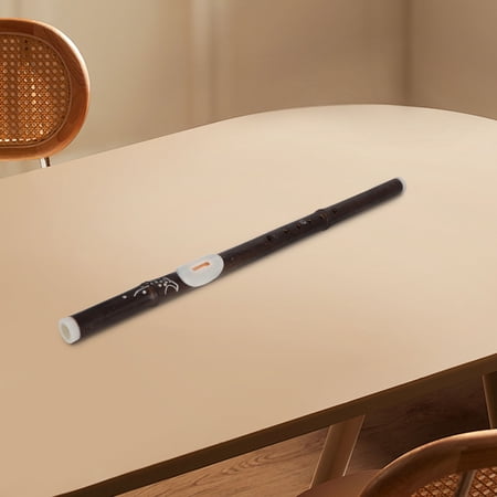 Masteelf Traditional Bawu Flute in G Tuning, Horizontal Dark Brown Instrument with Unique Sound for Music Playing