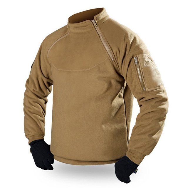 Chaqueta polar de otoño e invierno para hombre, chaqueta de poliéster con forro polar, forro polar, chaqueta de forro polar.