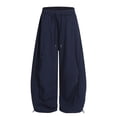 thumbnail image 4 of SJLDQY Girls Sweatpants Letter Graphic Casual Baggy Pants Drawstring Waist Pants with Pockets, 4 of 5