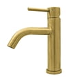 thumbnail image 2 of Alfi Trade WHS8601-SB-MBLK Waterhaus Solid Stainless Steel Single Lever Elevated Lavatory Faucet - Matte Black, 2 of 5