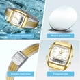 thumbnail image 6 of Xecvkr Business Casual Web Strap Waterproof Quartz Watch Dual Display Analog Digital Time Date Stainless Steel Bracelet Alarm Stopwatch Durable Gift 1 Piece, 6 of 9