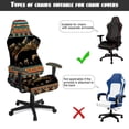 thumbnail image 4 of Jeiento Southwest Aztec Bear Gaming Chair Covers Stretchable Rotating Desk Chair Protector Cover with Armrest Cover, Washable Game Chairs Slipcovers, 4 of 7