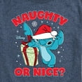 thumbnail image 3 of Lilo & Stitch - Naughty Or Nice - Men's Short Sleeve Graphic T-Shirt, 3 of 5