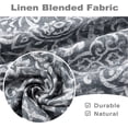 thumbnail image 3 of DriftAway Frances Linen Blend Blackout Valance Rod Pocket Window Curtain Valance, 50" x18", Gray, 3 of 7