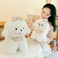 thumbnail image 4 of Cute Scarf Dog Doll Plush Toy Doll Children's Comfort Cloth Doll Cute Toca Dog Sleeping Pillow F, 4 of 4