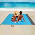 thumbnail image 2 of Spencer Sand Free Beach Blanket Oversized Waterproof Picnic Blanket, 79 X 83 inch Quick Drying Lightweight Beach Mat for Camping Hiking, 2 of 8