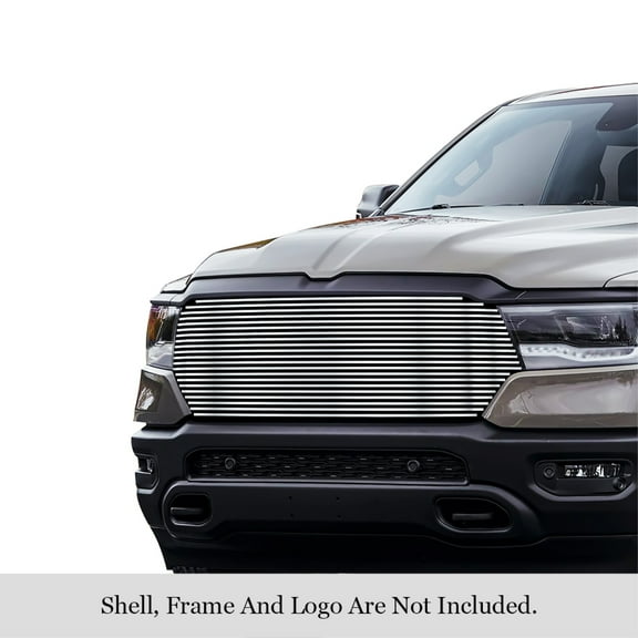 APS 2019-2023 Ram 1500 Laramie Stainless Steel Billet Grille 8x6 horizontal billet