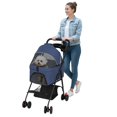 thumbnail image 4 of Dapmiu Pet Stroller with Removable Carrier,8KG Capacity Dog & Cat Stroller,Foldable with 360 Wheels & Safety Belt - Breathable Mesh,Large Storage Basket,Ideal for Walking,Shopping, and Travel, 4 of 8