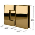 thumbnail image 6 of CRL GEN180GP Gold Plated Geneva 180 Series 180 Degree Glass-to-Glass Standard Hinge, 6 of 6
