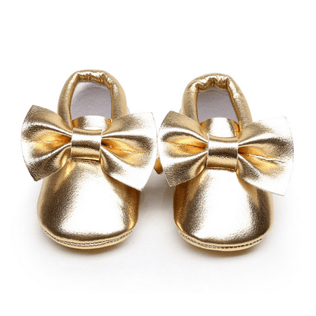 

Carolilly Casual Infant Shoes Baby Girls Sweet Style Bow Tassel Decoration Casual Soft Sole Prewalker Toddlers Shoes