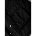 thumbnail image 3 of GGleaf Women's Plus Size Quilted Winter Coat Warm Puffer Jacket Thicken Parka with Removable Hood Black 3X, 3 of 9