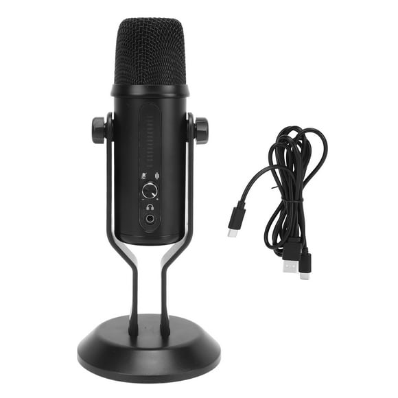 USB Condenser Microphone,USB Microphone Intelligent Noise Computer Condenser Mic Computer Gaming Mic Professionally Tested