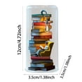 thumbnail image 2 of Reader Night Lights Mini Reading Book Light Sculptures Soft LED Lighting Exquisite Resin Material for Readers Librarians Bookworms Teachers Author Desk Bedroom, 2 of 6