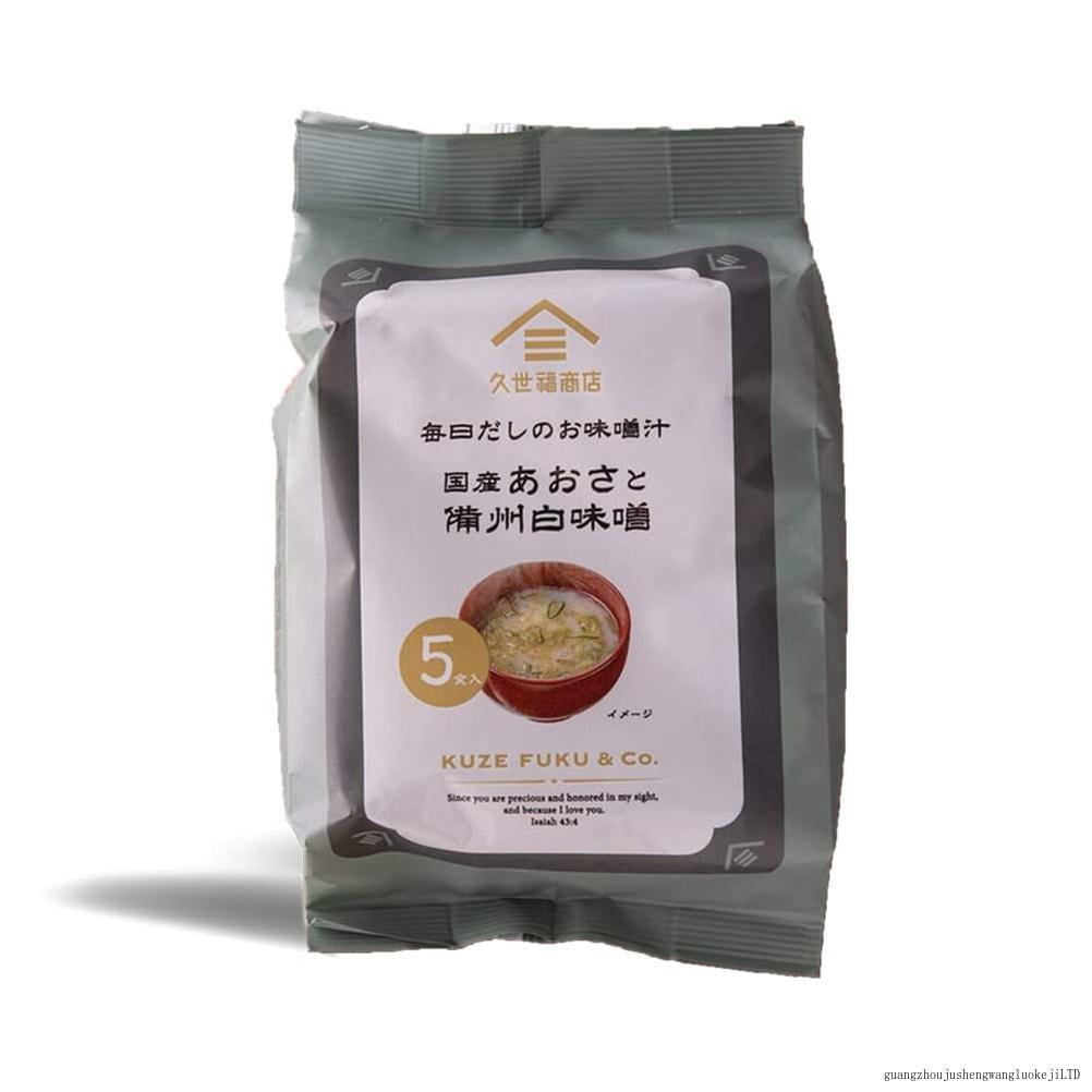 [] everyday dashi miso soup mix with aosa seaweed, product of japan