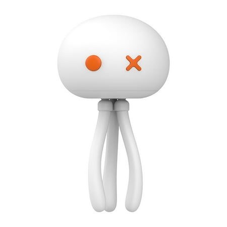 

Walmeck Cute Jellyfish Baby Night Light Dimmable Baby Bedside Lamp Silicone Kids Night Lights for Bedroom 3 Light Modes Built-in Battery Tap Control with Flexible Octopus Tripod