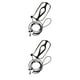 thumbnail image 4 of Greeniant Arnés para pájaros, correa de nailon, cuerda de entrenamiento, accesorios para exteriores, alambre elástico de larga duración, Negro 2piezas, 4 of 6