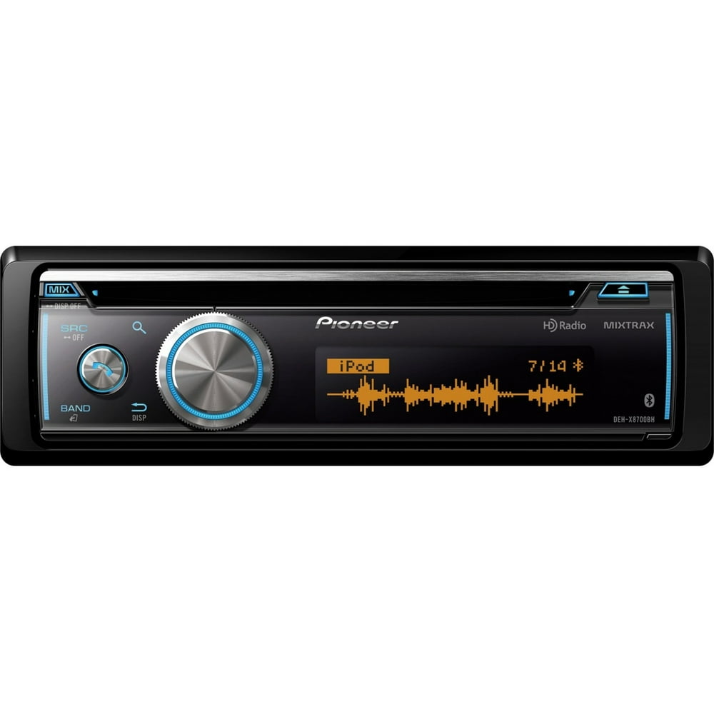 Pioneer DEHX8700BH Car CD/MP3 Player, 88 W RMS, iPod/iPhone Compatible