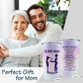 thumbnail image 3 of Tumbler Gifts For Mom From Son,Suitable for Mothers Day Mom Birthday Gifts，20 oz Coffee Tumbler with Straw and Lid，Double Wall Stainless Steel Vacuum Insulated Car Cup for Travel, 3 of 6