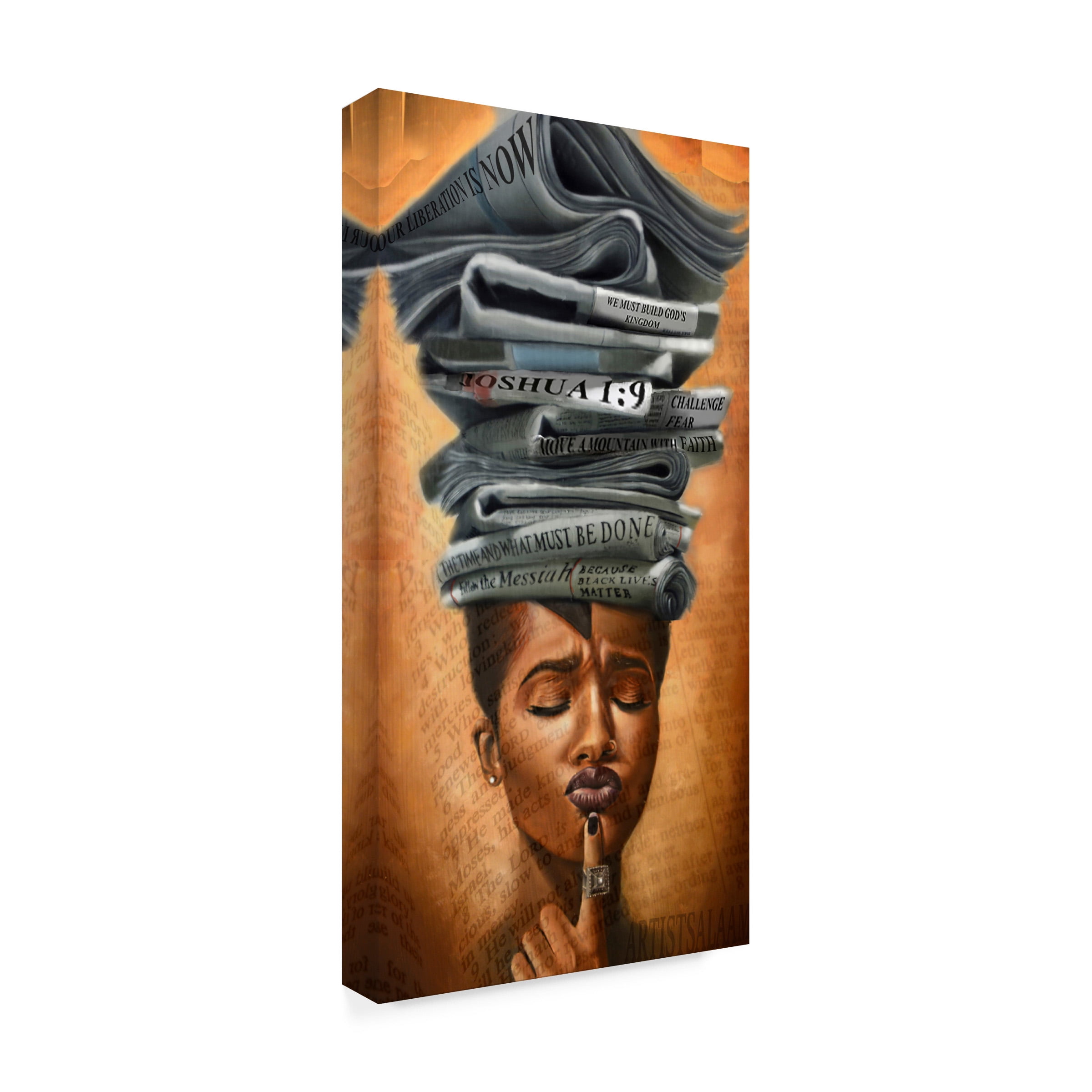 Salaam Muhammad 'Liberated Thoughts' Canvas Art
