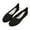 Black, variant on Anuirheih Women’s Flat Shoes Knit Dress Shoes Round Toe Slip On Walking Flats Shoes for Woman Low Wedge Comfort Soft(Black)