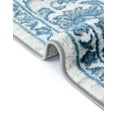 thumbnail image 7 of Unique Loom Boston Collection Area Rug - Floral (2' x 8' Runner White Blue/Gray), 7 of 7