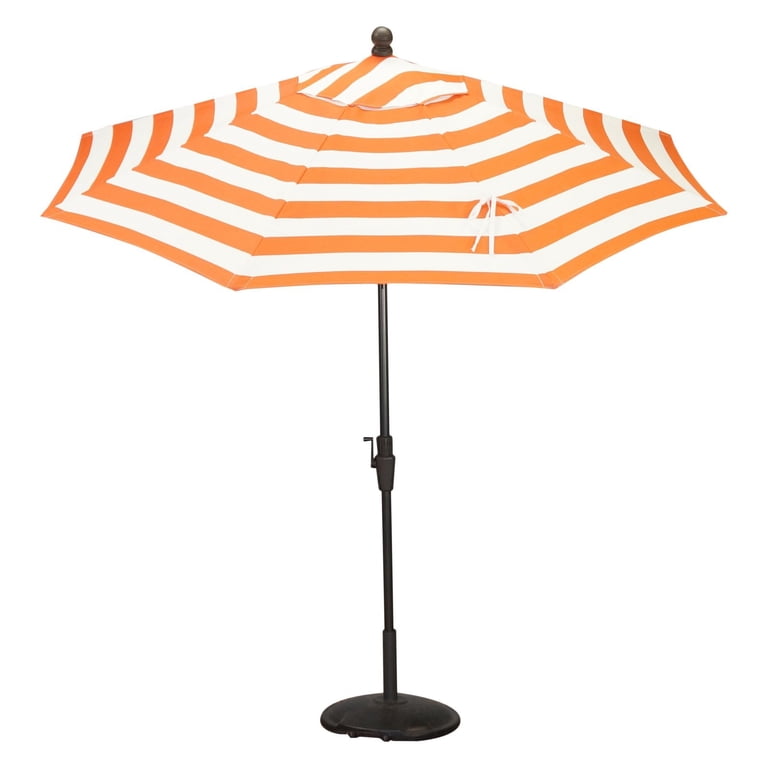 fiberbuilt champagne bronze patio umbrella base Fiberbuilt 7.5' Hex Patio Umbrella 6 Rib Push Up Champagne Bronze with Beige Spun Poly Canopy, 7HPUCB-Beige