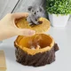 thumbnail image 4 of Cenicero de cigarrillos con tapa, bonito cenicero de animales de bosque vivo para interiores y exteriores, cenicero de animales, decoración del hogar, regalos, Koala, 4 of 5