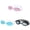 Pink,Blue,Black, variant on Swimming Goggles for Adults, Anti Fog Clear Swim Goggles with Comfortable Leakproof Seal, Quick Adjustable Strap UV Protection for Pool Beach Training, 6.2"x1.1"