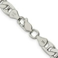thumbnail image 3 of 925 Sterling Silver Anchor Chain Styles Necklace 6.5 mm Flat 18 inch, 3 of 4