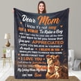 thumbnail image 4 of Best Mom Ever Blankets for Mom from Daughter, Mom Presents, Birthday Gifts for Mom, Mothers Day Blanket for Mom from Daughter, Throw Blanket for Mom 55"x70", 4 of 5