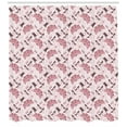 thumbnail image 3 of Ambesonne Vintage Shower Curtain, Retro Women Fashion, 69"Wx75"L, Pale Pink, 3 of 3