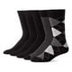 thumbnail image 1 of Calcetines Vestir Caballero Algodón Colores Moda 12 Pares negro surtidos, 1 of 5