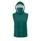 thumbnail image 4 of mfyjkho Tops Deportivos Para Mujer, Camiseta Unisex De Verano Informal De Color Liso Sin Mangas Con Capucha Y Protector Solar De Seda Helada Con Mascarilla Tops Para Hacer Ejercicio M, 4 of 8