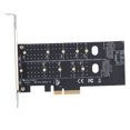 thumbnail image 1 of Adaptador Dual ANGGREK M.2 PCIe PCB PCIEx4 a 2 puertos Plug And Play, 1 of 7