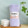 thumbnail image 1 of DPTALR Velvet Towels Thickened Striped Absorbent Towels Color Striped Face Towels, 1 of 3