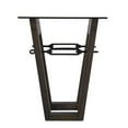 thumbnail image 3 of Southern Enterprises 21.75" Clear and Brown Reclaimed Contemporary Wood End Table, 3 of 5