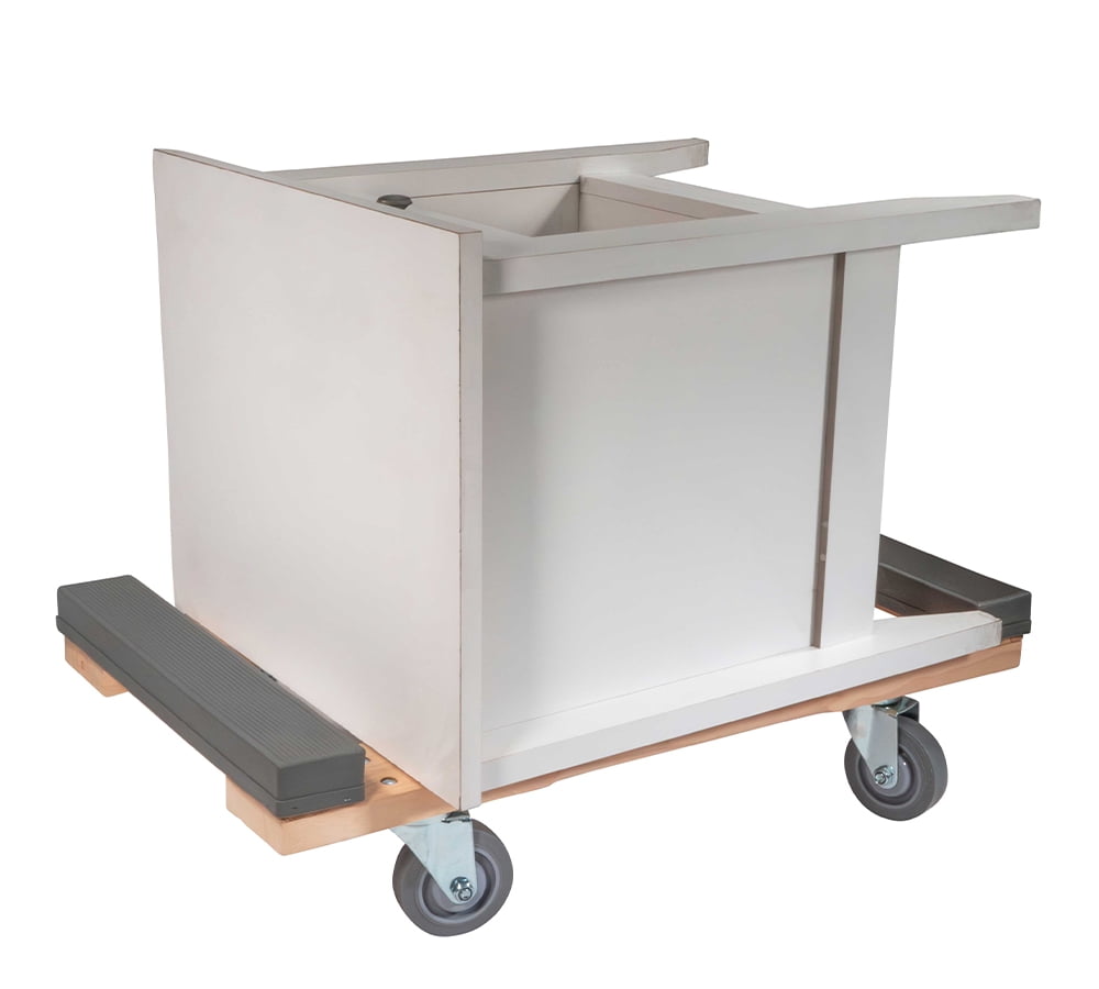 32"x18" Chicago Style 4 Wheel Dolly - 1000 lbs Capacity - Furniture Moving Cart Dolly for Transport & Carrier - Heavy Duty Caster Dolly Movers with Non Marking Wheels