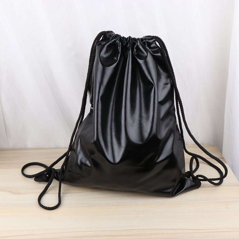 NUOLUX Drawstring Bag Backpack Travel String Leather Storage Large Capacity Waterproof Gym