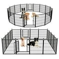 thumbnail image 5 of Suchown Dog Playpen Outdoor, 16 Panels 32" Height Dog Fence Exercise Pen for Large/Medium/Small Dogs, Pet Puppy Playpen for RV, Yard, Camping, 5 of 14