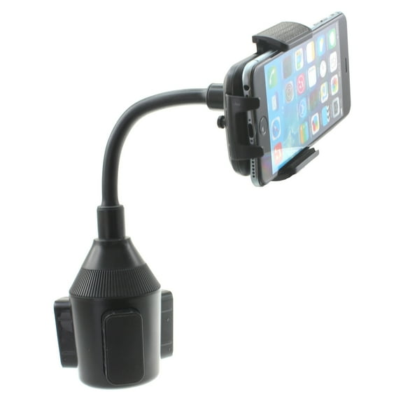 Cup Holder Car Mount for Motorola Razr (2023), Edge (2023) - Rotating Cradle Dock Gooseneck Stand