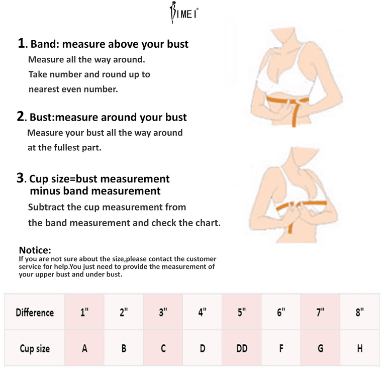 BIMEI Front-Closure Mastectomy Bra Pocket Bra for Silicone Breast
