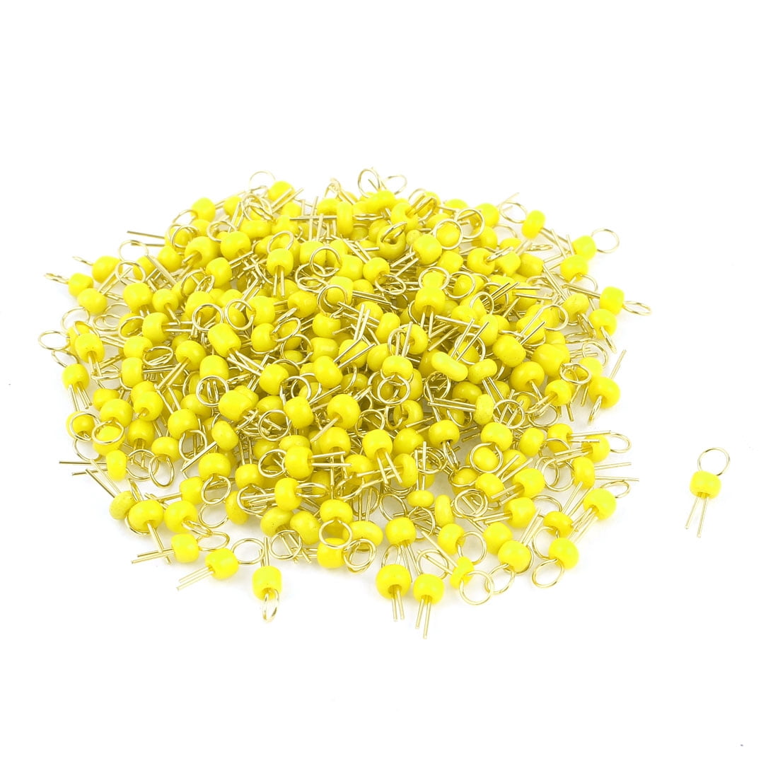 Yellow Bead Electronic Soldering Probe PCB Test Endpoint Pin Terminals ...