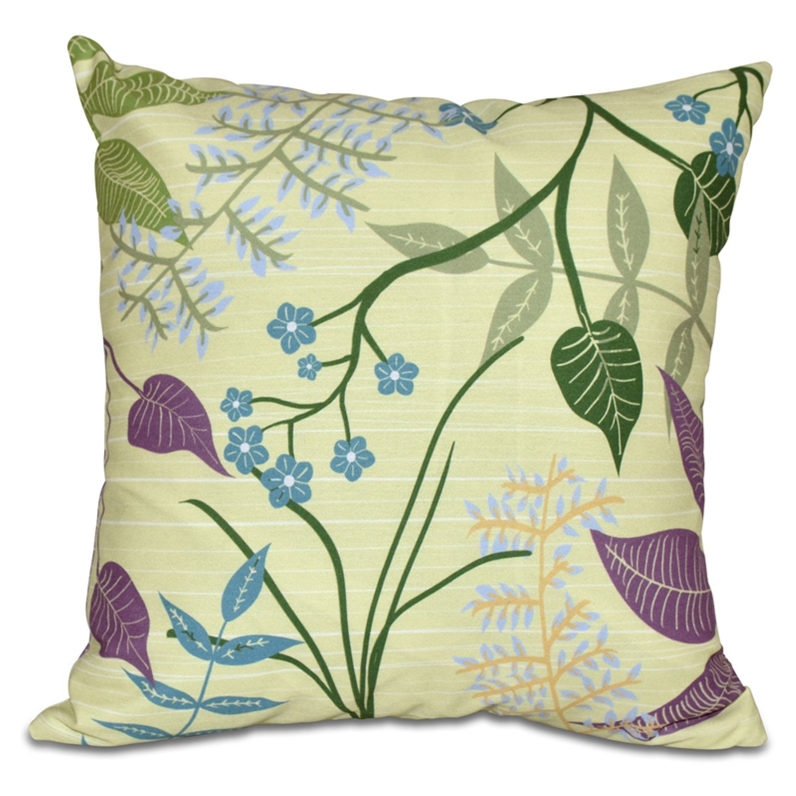Simply Daisy 16" x 16" Botanical Floral Print Pillow