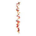 thumbnail image 2 of sruoe Halloween Decoration, Fall Garland Maple Leaf, Artificial Green Plant, Christmas Fall Maple Garland, Hanging Fall Leaves for Thanksgiving Autumn Home Decoration, 2 of 6