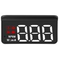 thumbnail image 1 of HUD Car Head Up Display Electric Car Digital Speedometer with Alarm Automatic Car Odometer with Water Temperature Battery Voltage Mileage Measurement for Auto Cars Trucks Vans, 1 of 10
