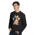 thumbnail image 3 of Patriotic Golden Retriever 4th of July Independence Paws Sweatshirt Unisex Merch Goldens Dog Lover Gifts Idea - 02010, 3 of 6