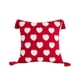 thumbnail image 2 of Funda de cojín de lino en forma de corazón 18x18 pulgadas - Decoración de San Valentín en rojo y blanco, regalo de aniversario, funda de cojines de sofá con cremallera oculta, 2 of 6