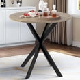 thumbnail image 3 of JESTOP 31.5" Small Round Dining Table, Kitchen Dinner Table, Industrial Mid Century Modern Dining Room Desk for Kitchen, Apartment, Parlor, 3 of 8
