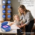 thumbnail image 2 of Reproductor de CD Boombox, radio FM portátil Gueray, compatible con AUX, 2 of 9